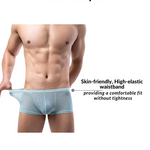 4 Pack Men's Sexy Breathable Jacquard Trunks