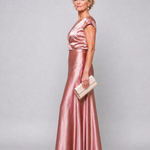 Hazel | Cap Sleeve Wrap Maxi Dress