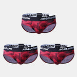 3 Pack Low Rise Camouflage Ball Support Underwear