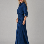 Stella | Long Sleeve Wrap Maxi Dress