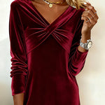 Anna - Loose Fitting Velvet Dress