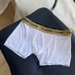 3 Pack Men's U-Shaped Large Pouch Breathable Comfortable Trunks
