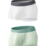 2 Pack Men's Ultra-Thin Trunks with Open Fly