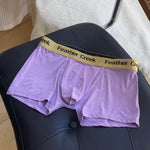 3 Pack Men's U-Shaped Large Pouch Breathable Comfortable Trunks