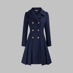 DAMI™ - Classy Double Button Long Sleeve Coat