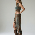 Sylvia | Quiet Drape Midi Dress