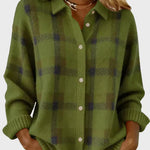 Bellatrixae | Retro Plaid Cardigan