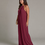 Talia | Pleated Halter Relaxed Jumpsuit