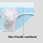 2 Pack Men's Middle-Rise Cotton Sexy Briefs
