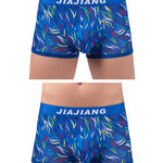 2 Pack Men's Colorful Printed Polyester Comfortable Breathable Trunks