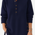 Margaret – Long Sleeve Solid Knit Sweater