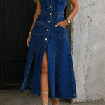 Camille | Open Front Vest Dress