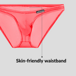 Men's Lightweight Low-Rise Bikini with Contoured Pouch