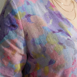 Zinnia | Abstract Floral Midi Dress
