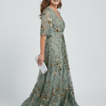 Abigail | Halter Bloom Flow Maxi Dress