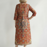 Kiana | Ease Patchwork Midi Dress