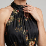 Grace | Floral Halter Midi Dress