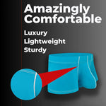 3 Pack Men's Large Pouch Contrast Binding Trunks