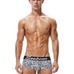 2 Pack Men's Cotton Lace Print Trunks