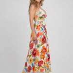 Maribelle | Sleeveless Empire Waist Midi Dress