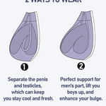 3 Pack Men's Separated Ball Pouch Briefs