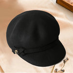 Amélie Wool Octagon Cap