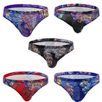 3 Pack Men's Printing U Convex Pouch Pouch Briefs