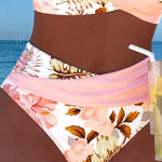 Jolina - Floral Wrap Bikini Set