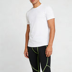 2 Pack Men's Sweat-Wicking Quick-Dry Muscle-Hugging Fit Activewear Tights