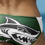 Men's Shark Printed Swimming Trunks