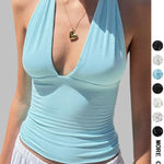 MULAC™ - Casual Halter Neck Sleeveless Top