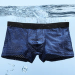 4 Pack Mesh Ice Silk Cool Fresh Men's Trunks