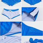 Men Breathable Sexy Low Rise Bikini Swim Briefs