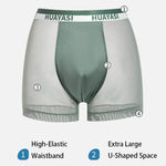 3 Pack Men's Ice Silk Seamless Breathable Quick-Drying Trunks