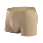 Comfy Plain Modal Boxer Briefs Cozy Underwear for Men