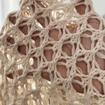 Crystal | Open Knit Drape Cardigan