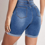 RAPHAELLE™ - Stretch-Fit Bermuda Jean Short