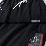 Mens Pattern Patchwork Elastic Active Athletic Shorts