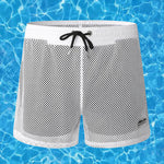 Mens Mesh Loose See Through Swim Shorts