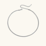 Timeless Herringbone Gold Necklace
