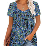 ROBIN | COZY TOP WITH SHORT SLEEVES & PRINT
