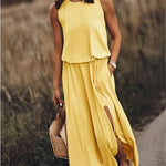 Minerva - Sleeveless Maxi Gown