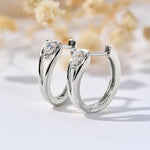 Radiant Zirconia Timeless Earrings