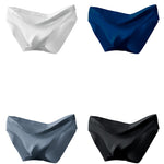 4 Pack Men's Seamlessess Thin Pouch Bikini