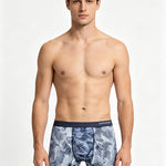 4 Pack Men's Antibacterial Crotch Comfortable Stretch Lightweight Trunks
