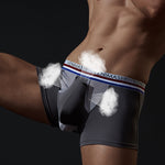 3 Pack Men's Breathable Divided Double Pouch Boxer Briefs