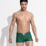 Men's Sexy Breathable Boxer Swim Trunks