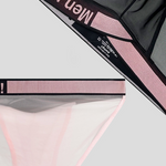 2 Pack Men’s Sexy Bikini with See-through Pouch