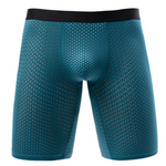 3 Pack Men’s Anti-chafing Mesh Long Boxer Briefs