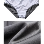 Men’s Shiny Solid Color Swim Briefs